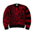 Brushed Leopard Sweater - Red