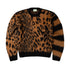 Brushed Leopard Sweater - Brown
