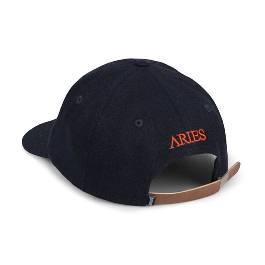 Wool Column A Cap - Navy