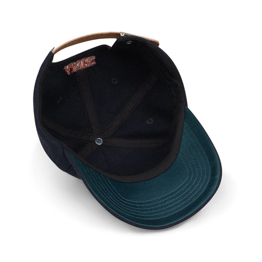 Wool Column A Cap - Navy