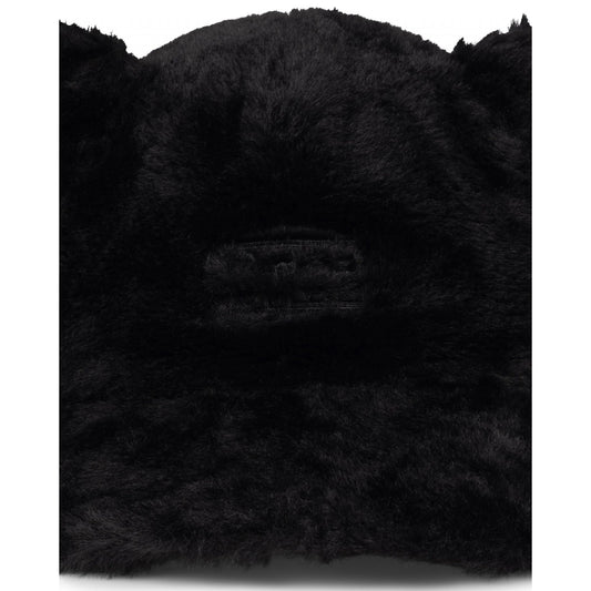 Temple Fluffy Ear Cap - Black