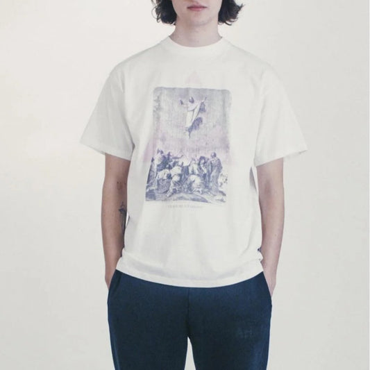 Faded Beam Me Up Daddy SS Tee - Off White