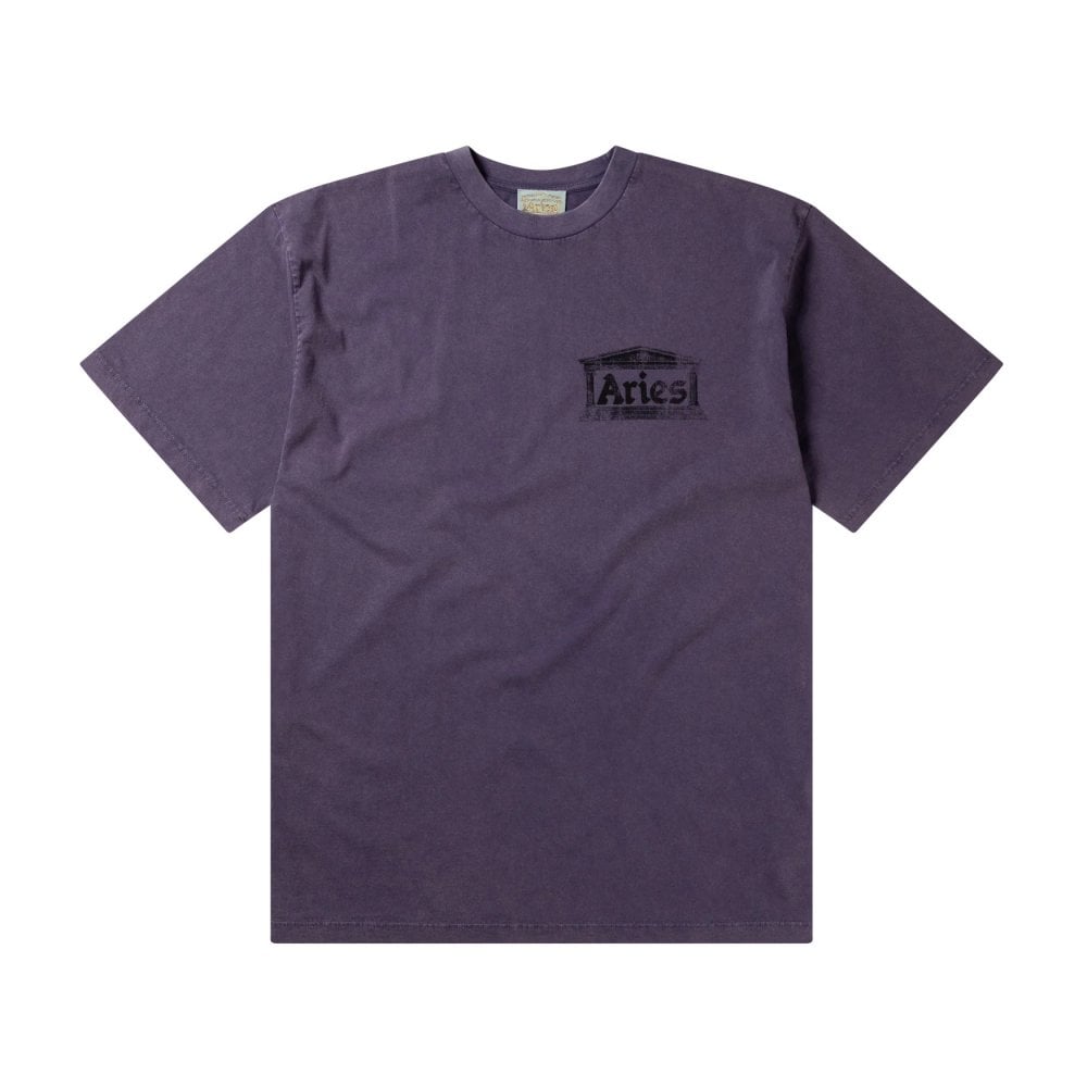 Aged Ancient Temple SS Tee - Purple