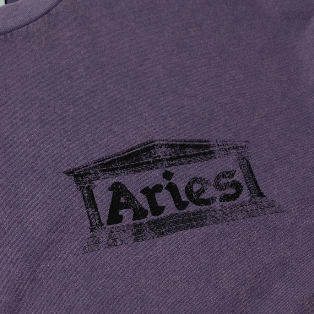 Aged Ancient Temple SS Tee - Purple