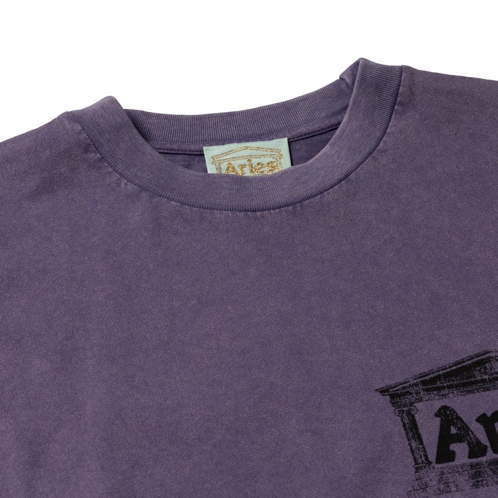 Aged Ancient Temple SS Tee - Purple