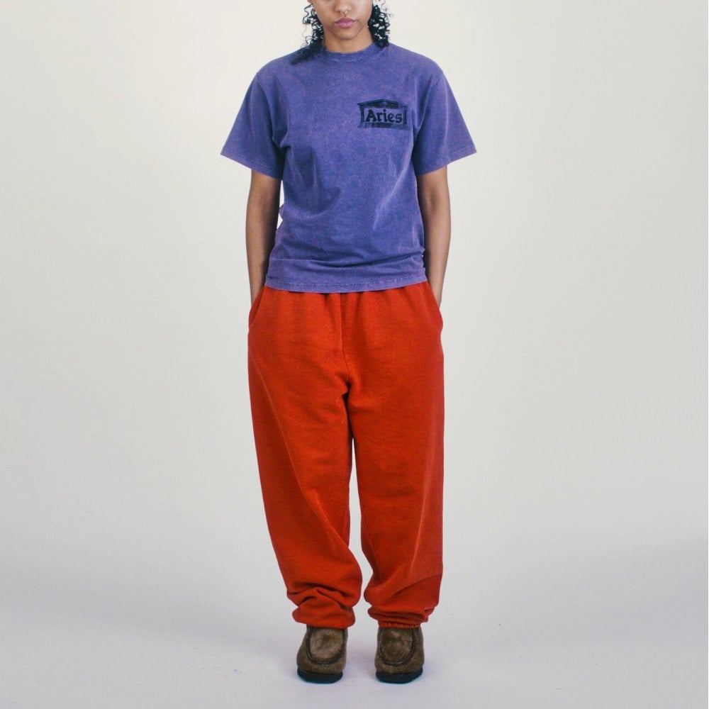 Aged Ancient Temple SS Tee - Purple
