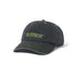 Rounded Logo 6 Panel Cap - Washed Black