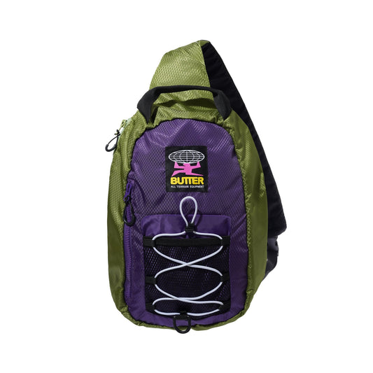 Express Shoulder Bag - Grass / Purple