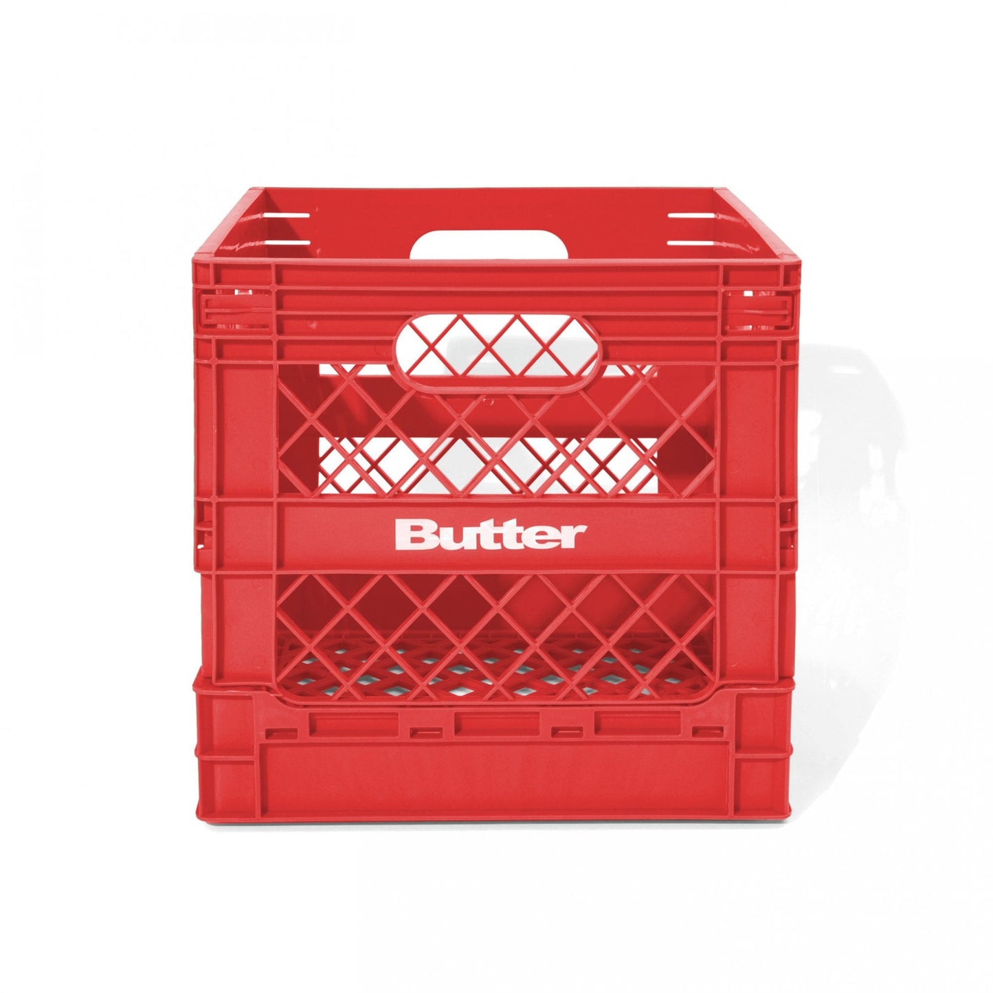 Collapsable Record Crate - Red
