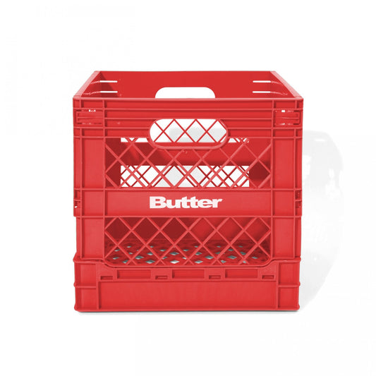 Collapsable Record Crate - Red