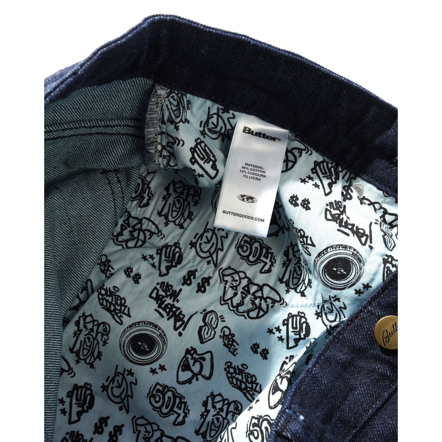 Santosuosso Denim Jeans, Cordura Denim - Navy