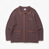 Blanket Stitch Cardigan - Brown