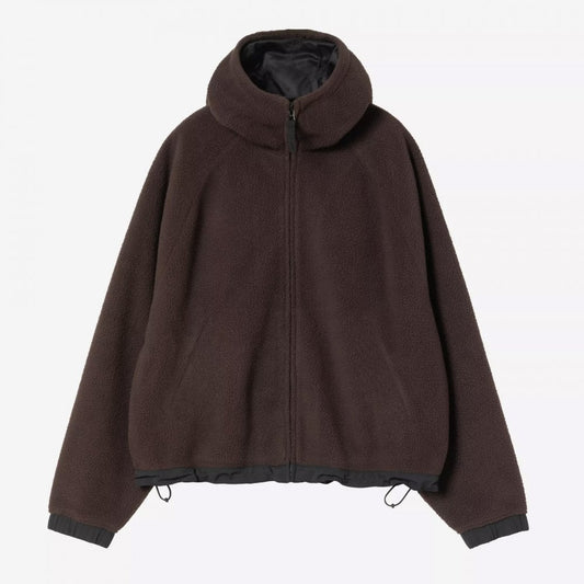 W' Hooded Helix Jacket - Palisander / Black