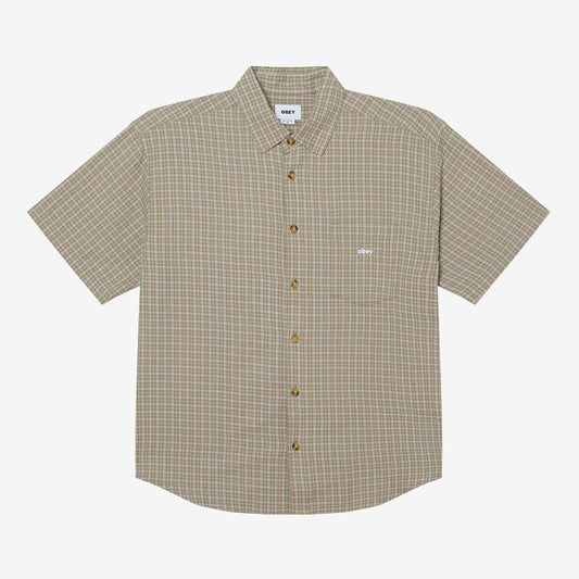 Bigwig Ian Woven Shirt - Dried Sage Multi