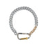 Column Carabiner Necklace - Silver