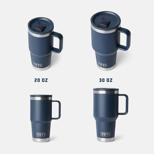 Rambler® 20 oz (591 ml) Travel Mug - Olive / King Crab Orange