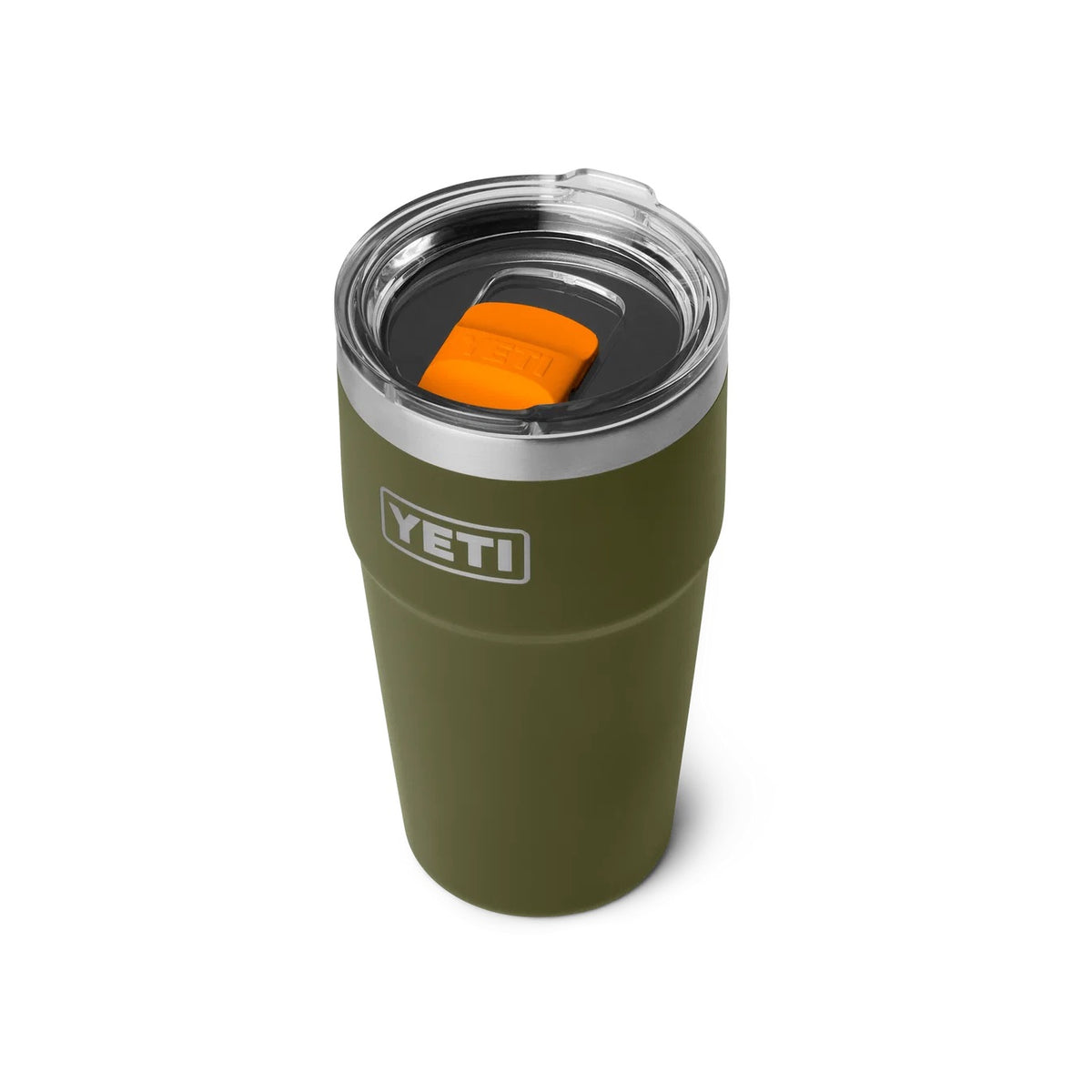 Rambler® 20 oz (591 ml) Stackable Cup - Olive / King Crab Orange