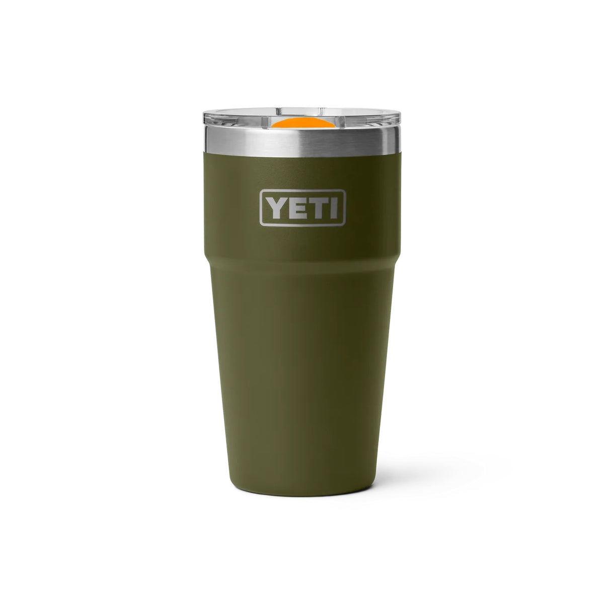 Rambler® 20 oz (591 ml) Stackable Cup - Olive / King Crab Orange