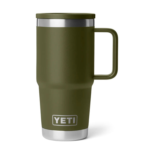 Rambler® 20 oz (591 ml) Travel Mug - Olive / King Crab Orange