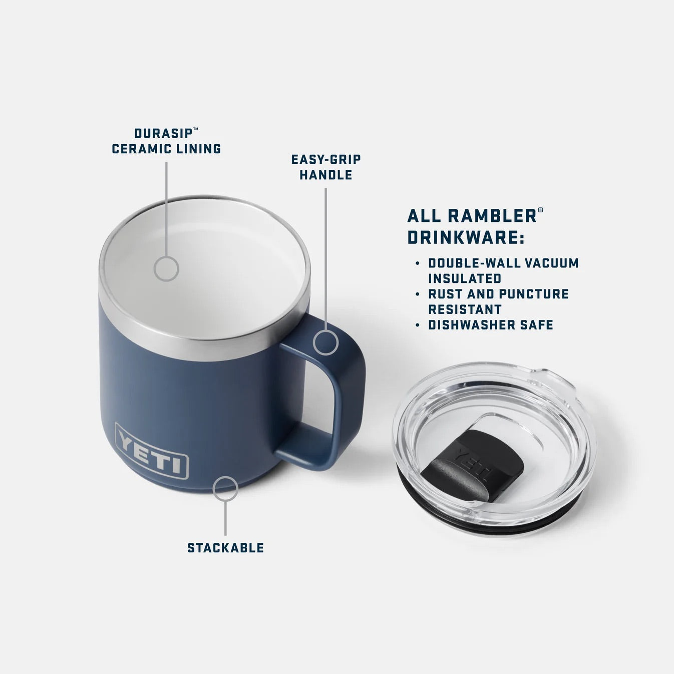 Rambler® 10 Oz (295 ml) Stackable Mug - Ridgeline