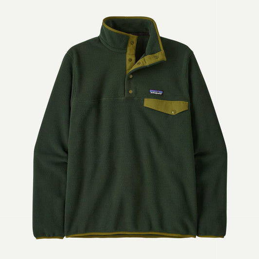 Men's Lightweight Synchilla® Snap-T® Fleece Pullover - Old Growth Green