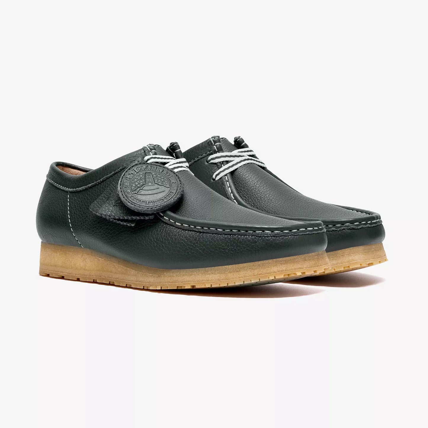 Wallabee RB - Dark Green Leather
