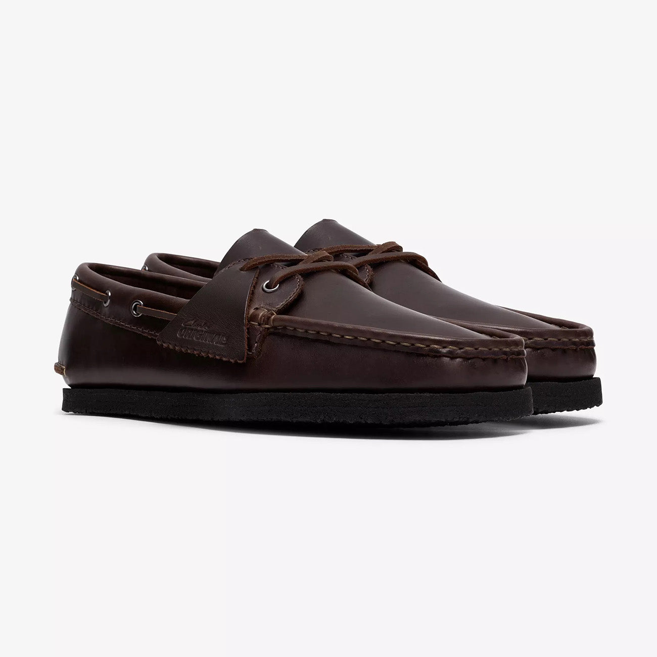 Godney Boat - Brown Leather