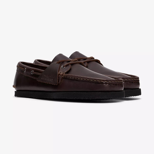 Godney Boat - Brown Leather