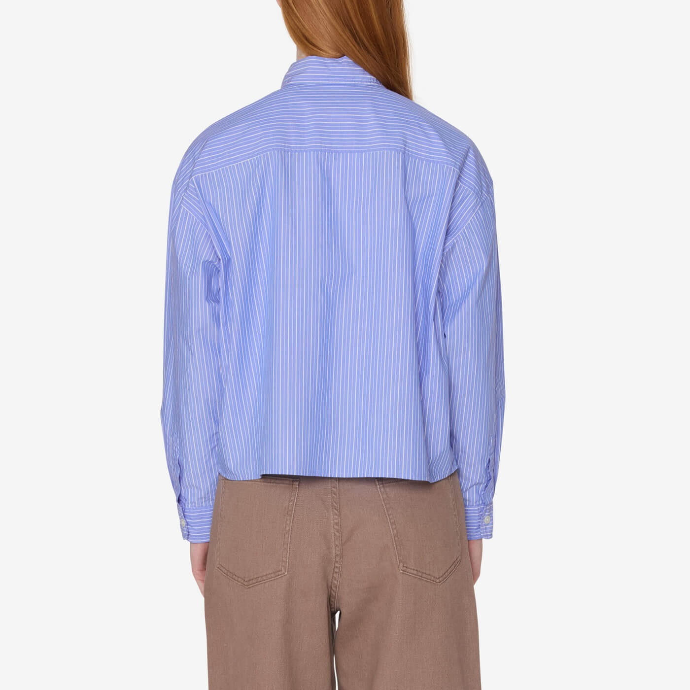 Women's Leisure Stripe Shirt - Blue Multi