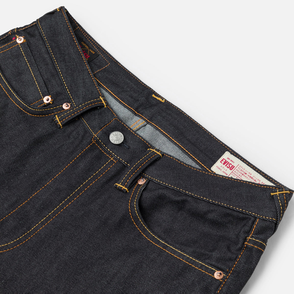 Multi Pocket Seagull Jeans - Regular Fit - Raw Indigo