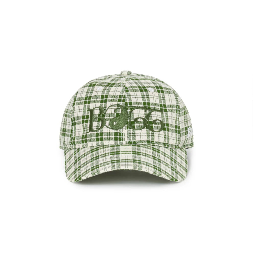2Y Plaid 6-Panel Cap - Green