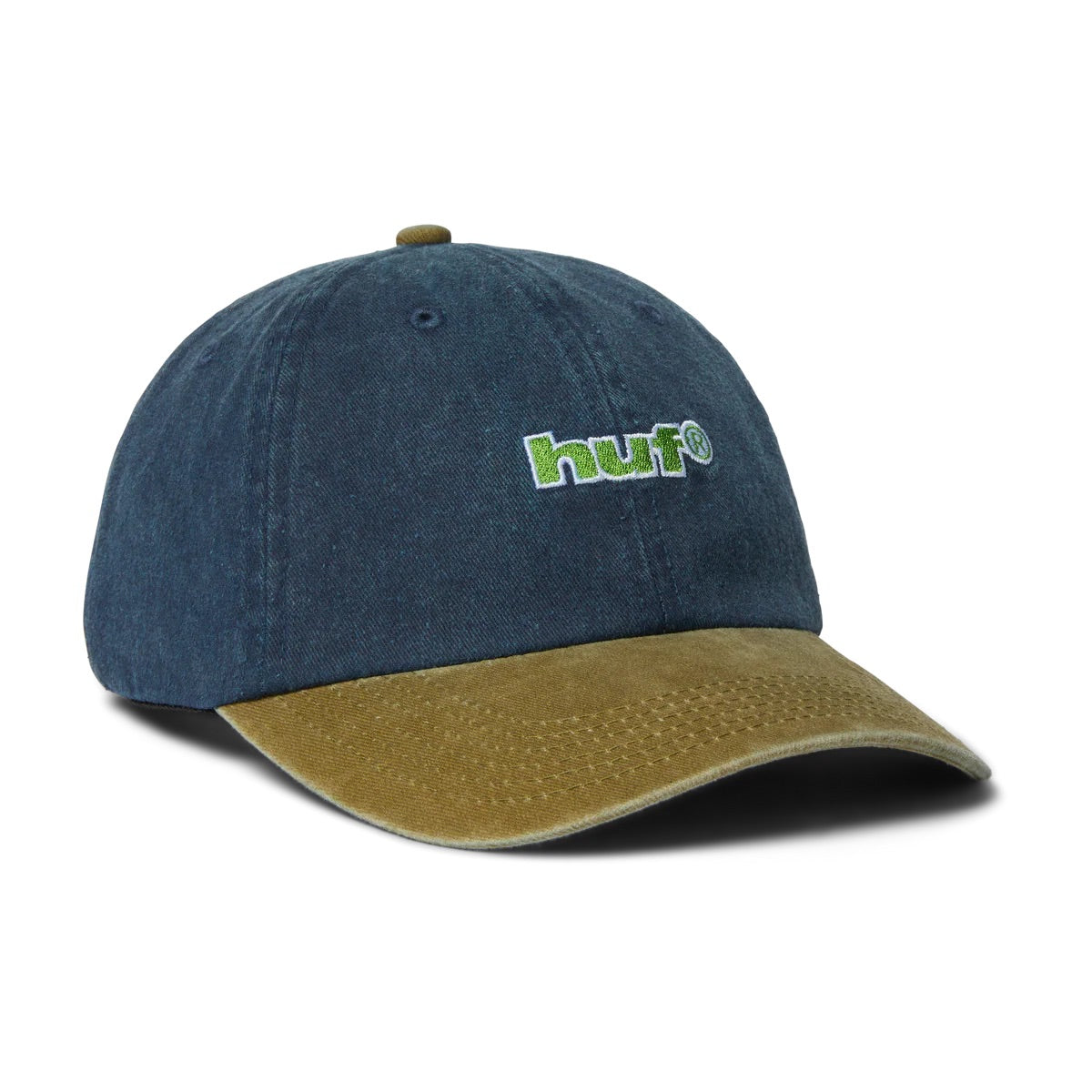 Two Tone 89 Washed 6 Panel Hat - Navy