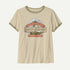 W's Great Waves Ringer Tee - Undyed Natural