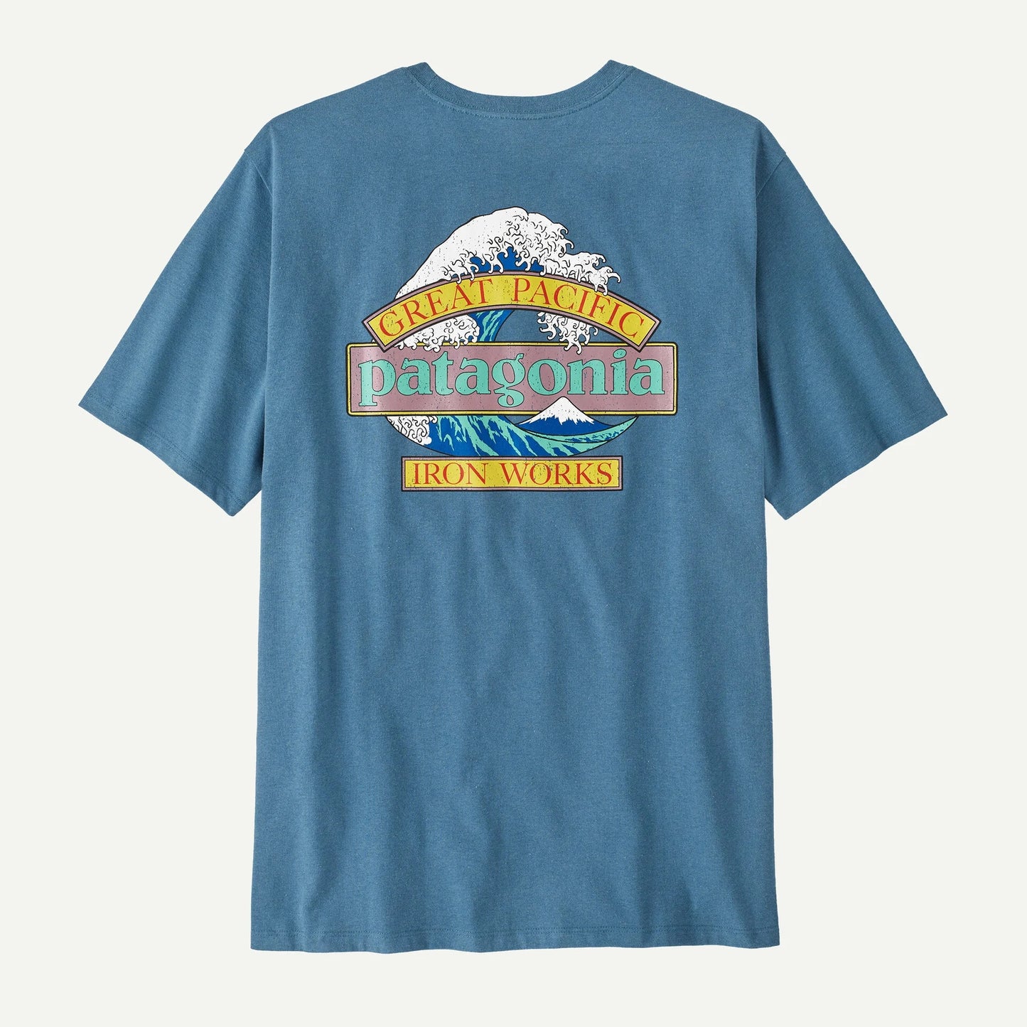 M's Great Waves Responsibili-Tee - Shore Blue