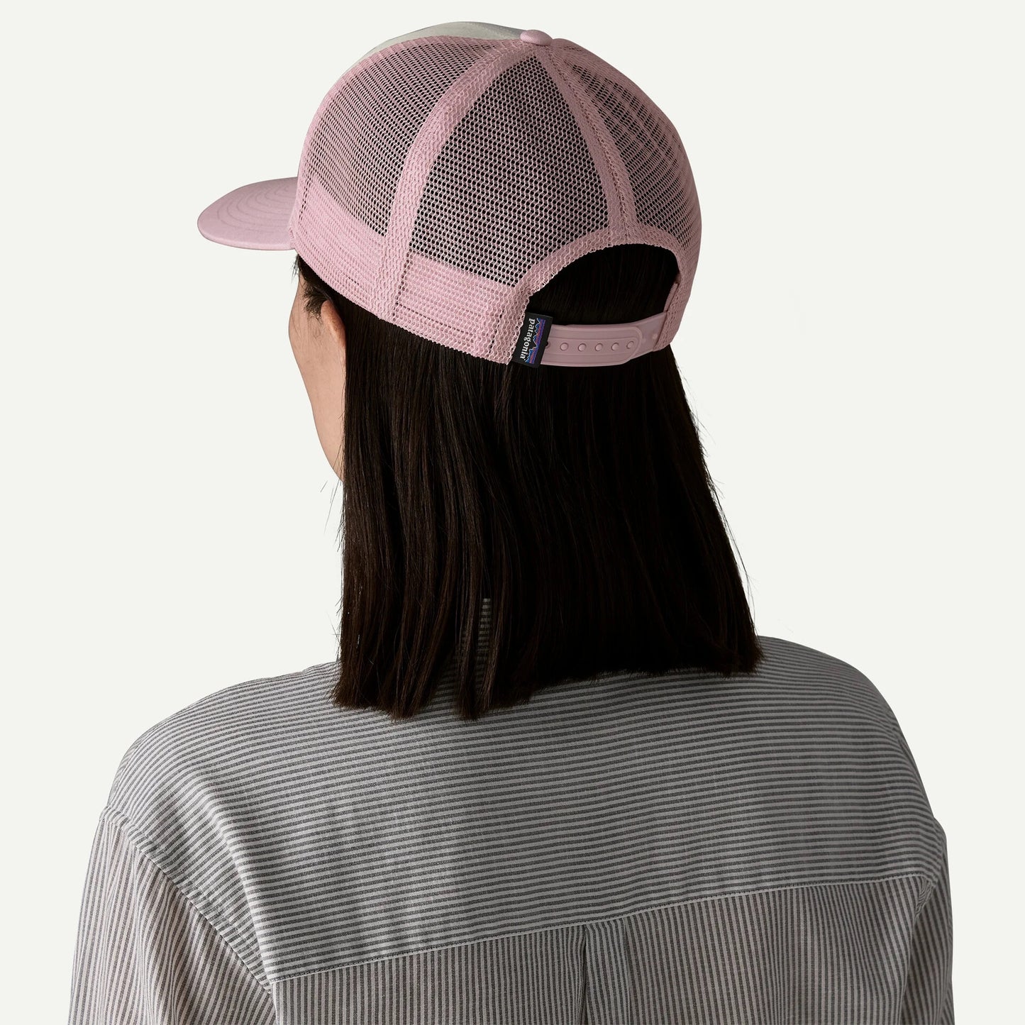 P-6 Logo Trucker Hat - White / Quiet Violet