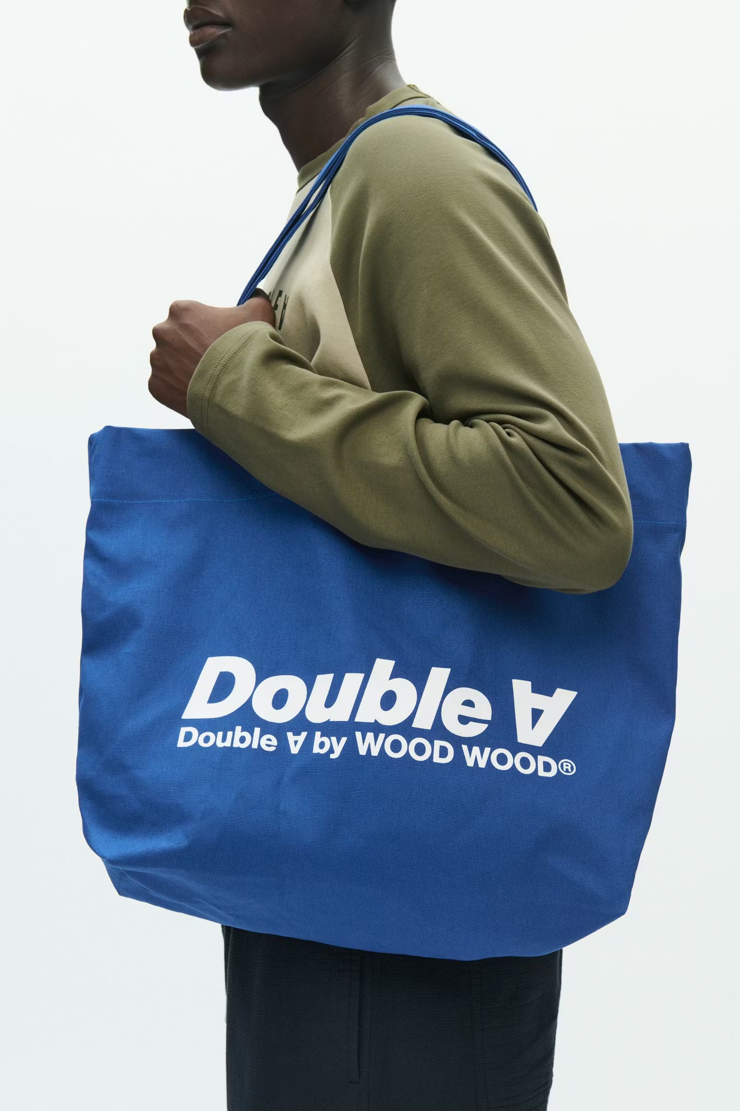 WWConner Italic Tote Bag - Navy Peony
