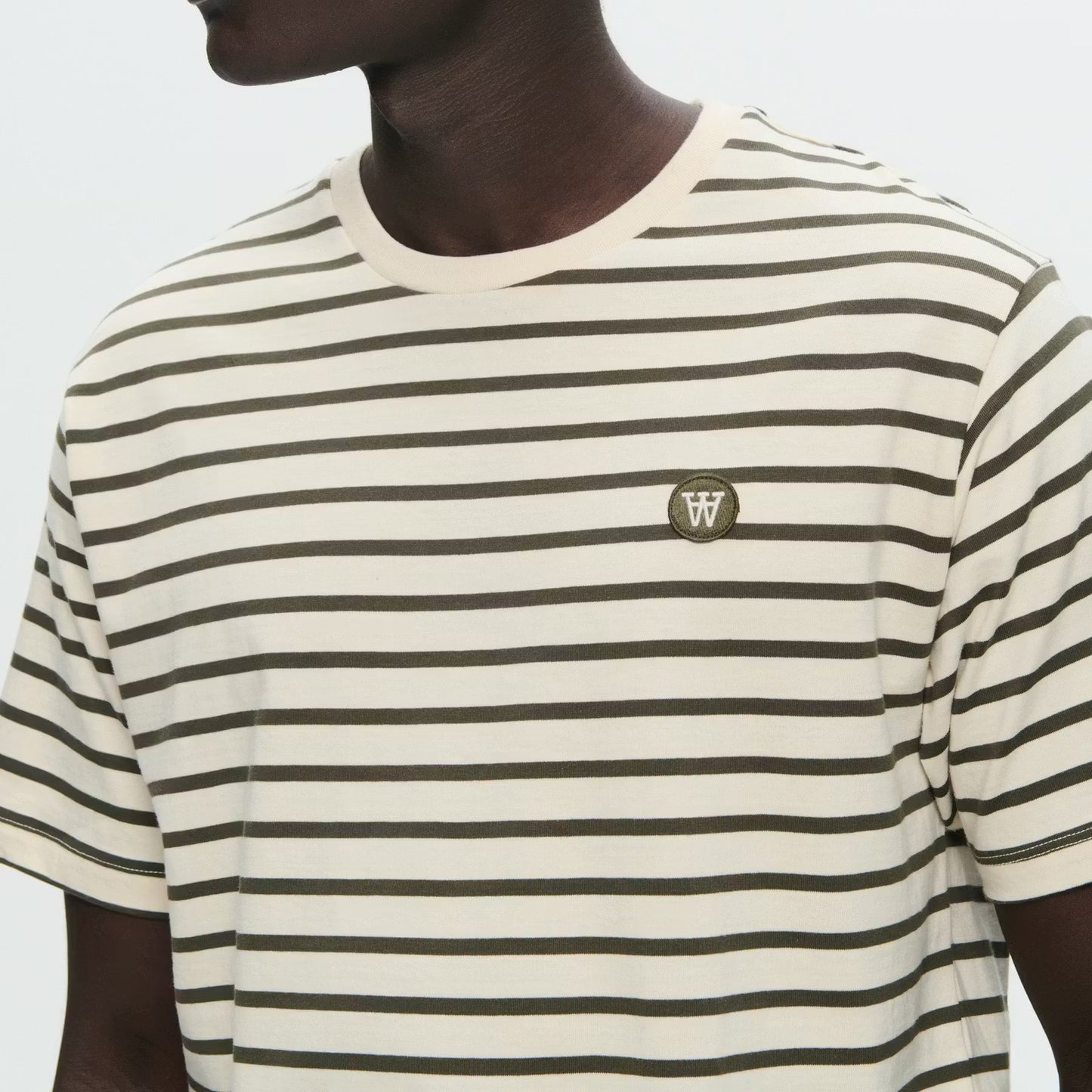 WWAce Stripe Tee - Grape Leaf