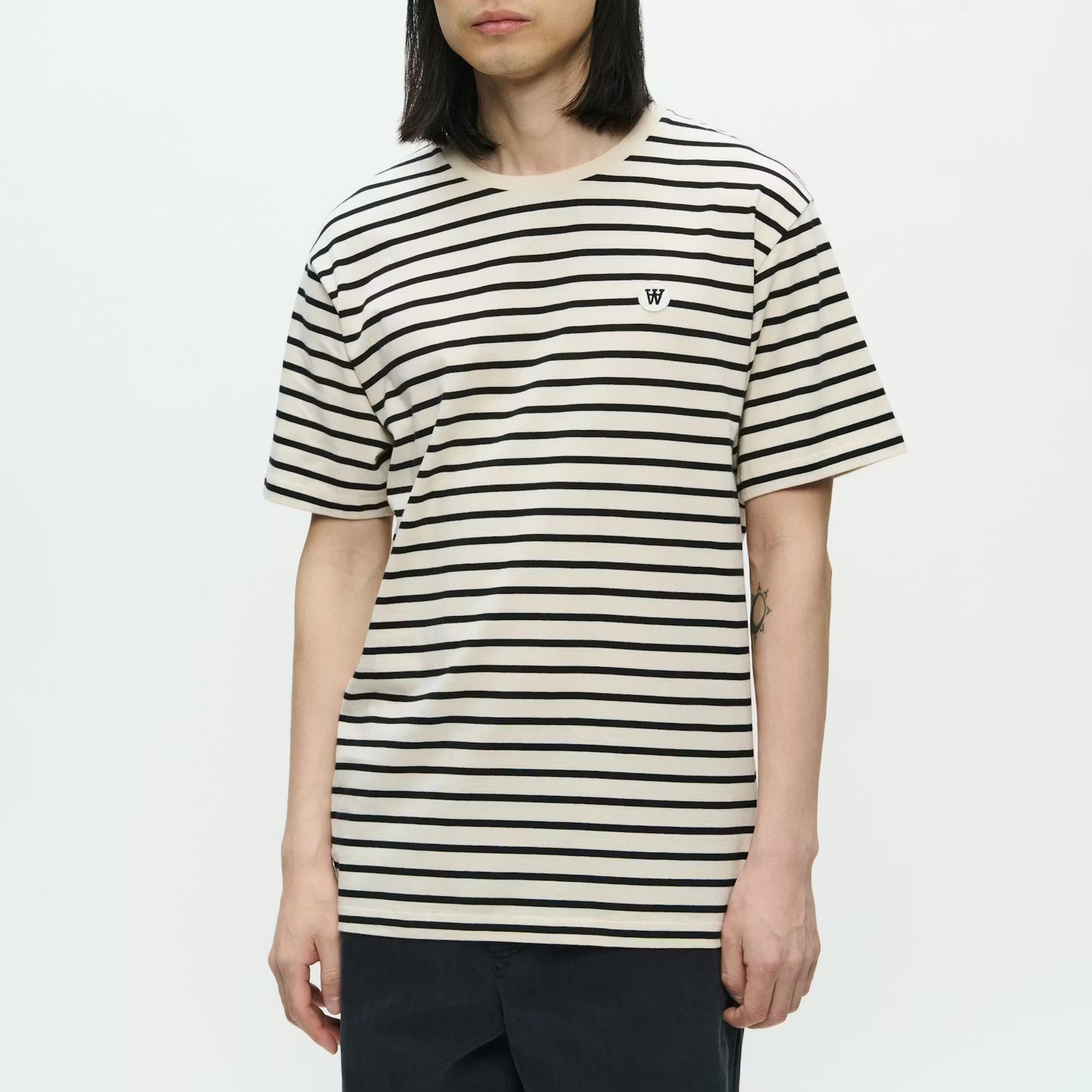WWAce Stripe Tee - Black Beauty