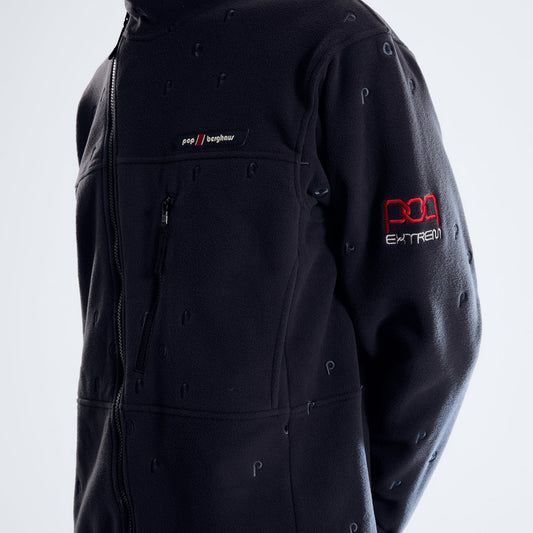 Pop x Berghaus Lhoste Fullzip Fleece Jacket - Black