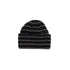 Strped Beanie - Black/Charcoal