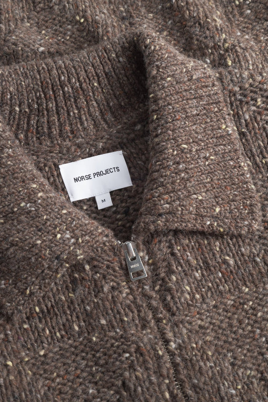 Erik Donegal Diamond Jacket - Seal Brown