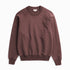 Tyr Relaxed Organic Loopback Raglan Crew - Mahogany