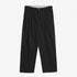 Benn Relaxed Twill Pleated Trouser - Black