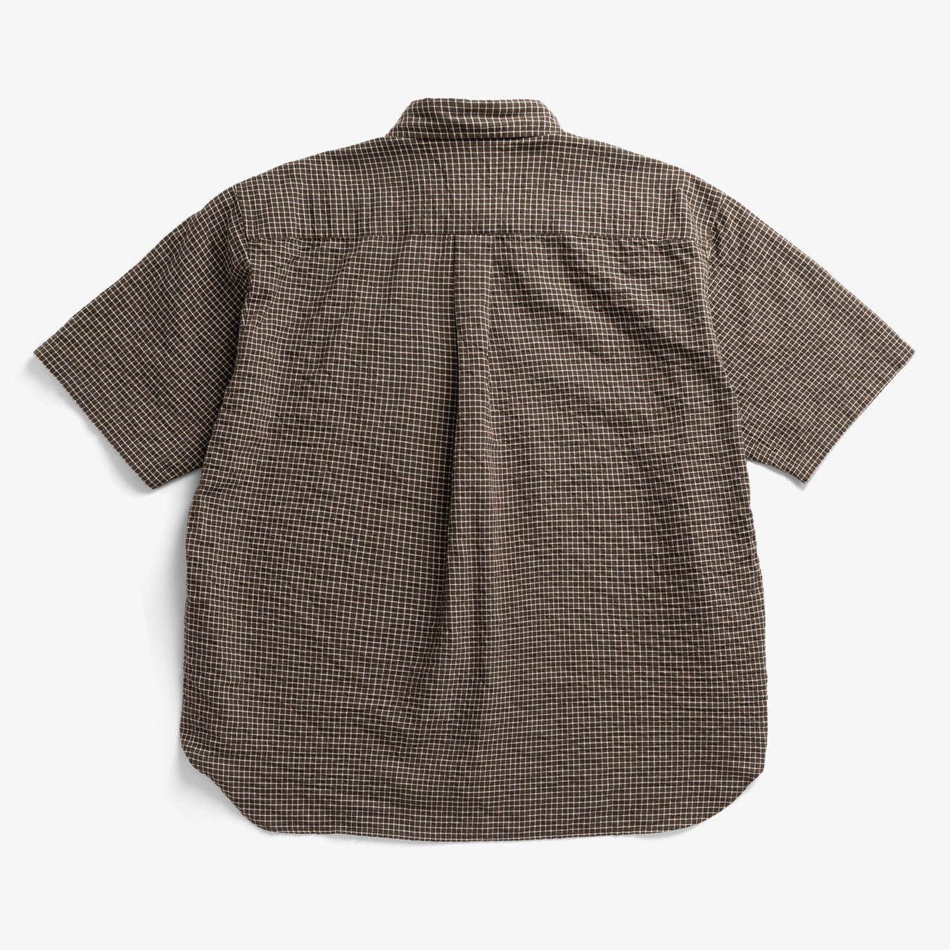 Espevik Oversized Check SS Shirt - Taupe