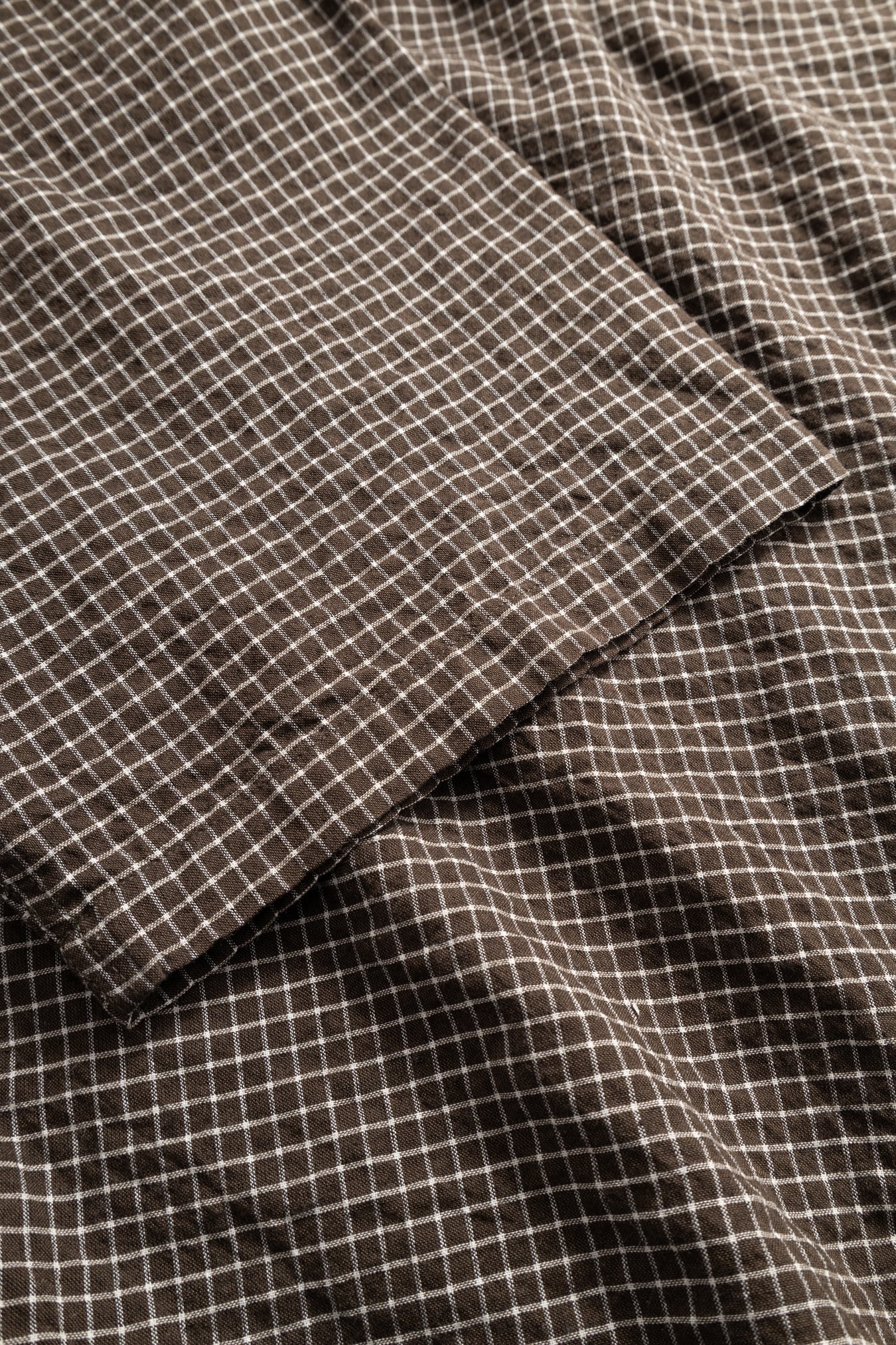 Espevik Oversized Check SS Shirt - Taupe