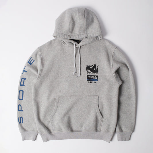 Parra Sporte Hooded Sweatshirt - Heather Grey