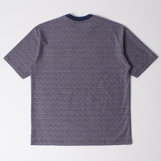 Crooked Stripe T-Shirt - Blue