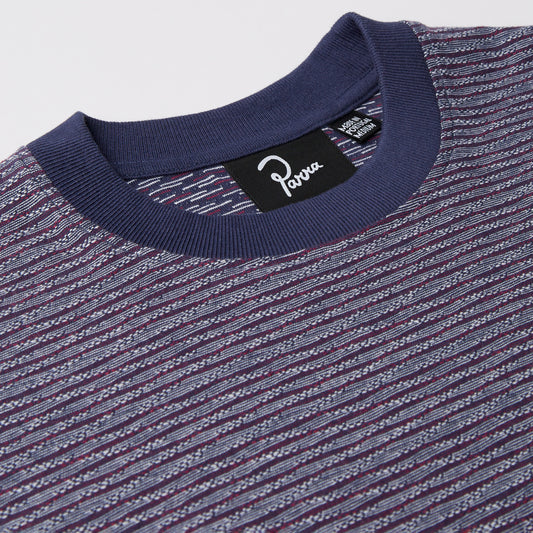 Crooked Stripe T-Shirt - Blue