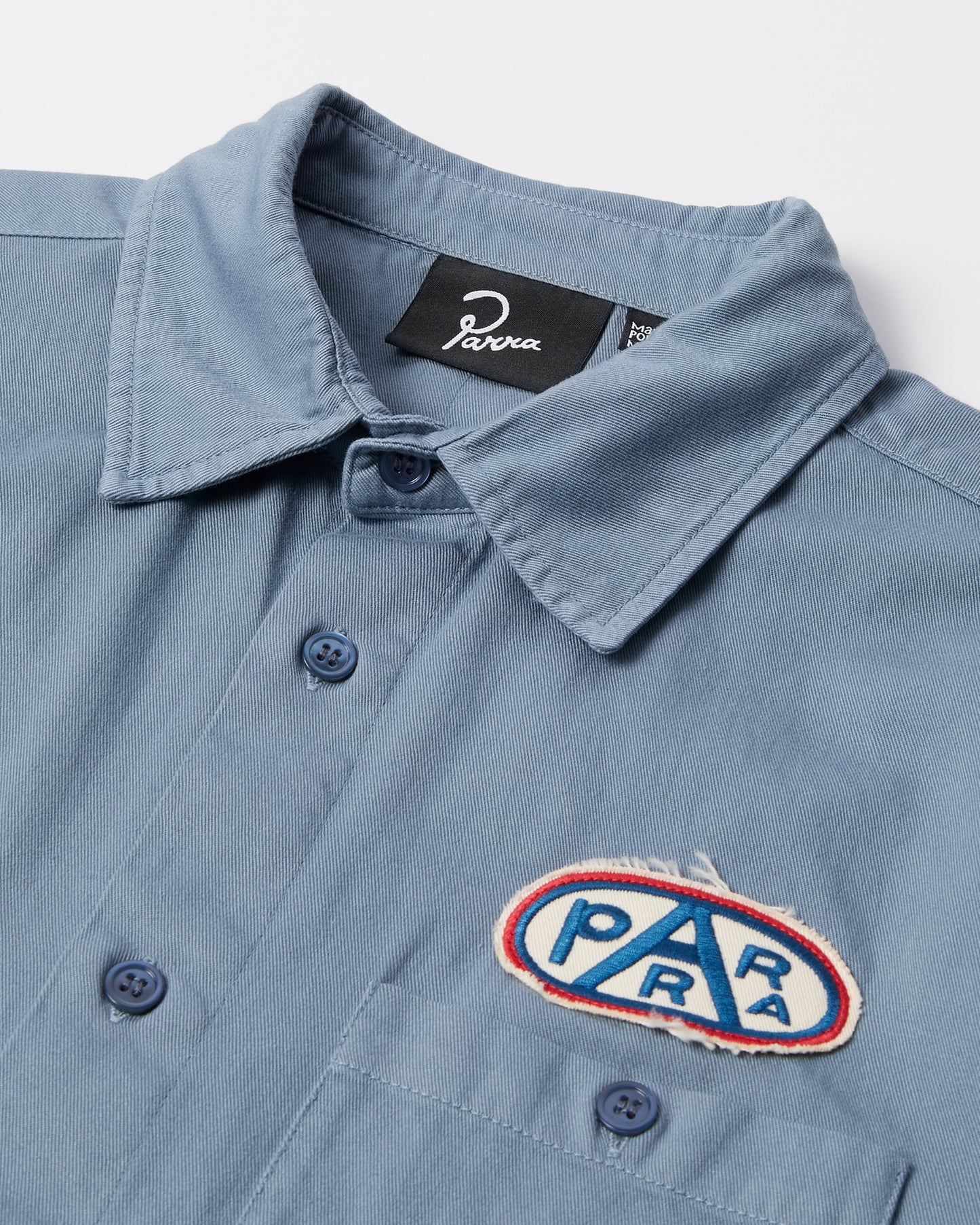 Gas Station Short Sleeve Shirt - Blue