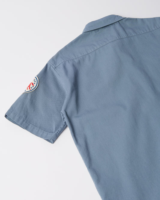 Gas Station Short Sleeve Shirt - Blue